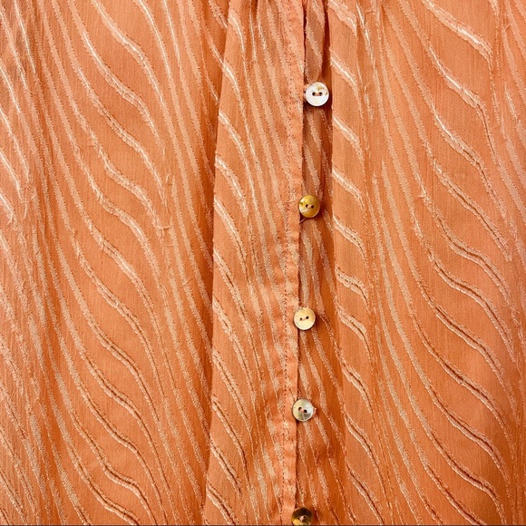 THE LIMITED Two-Piece Tank & Textured Blouse in Salmon Size XS - Picture 4 of 9